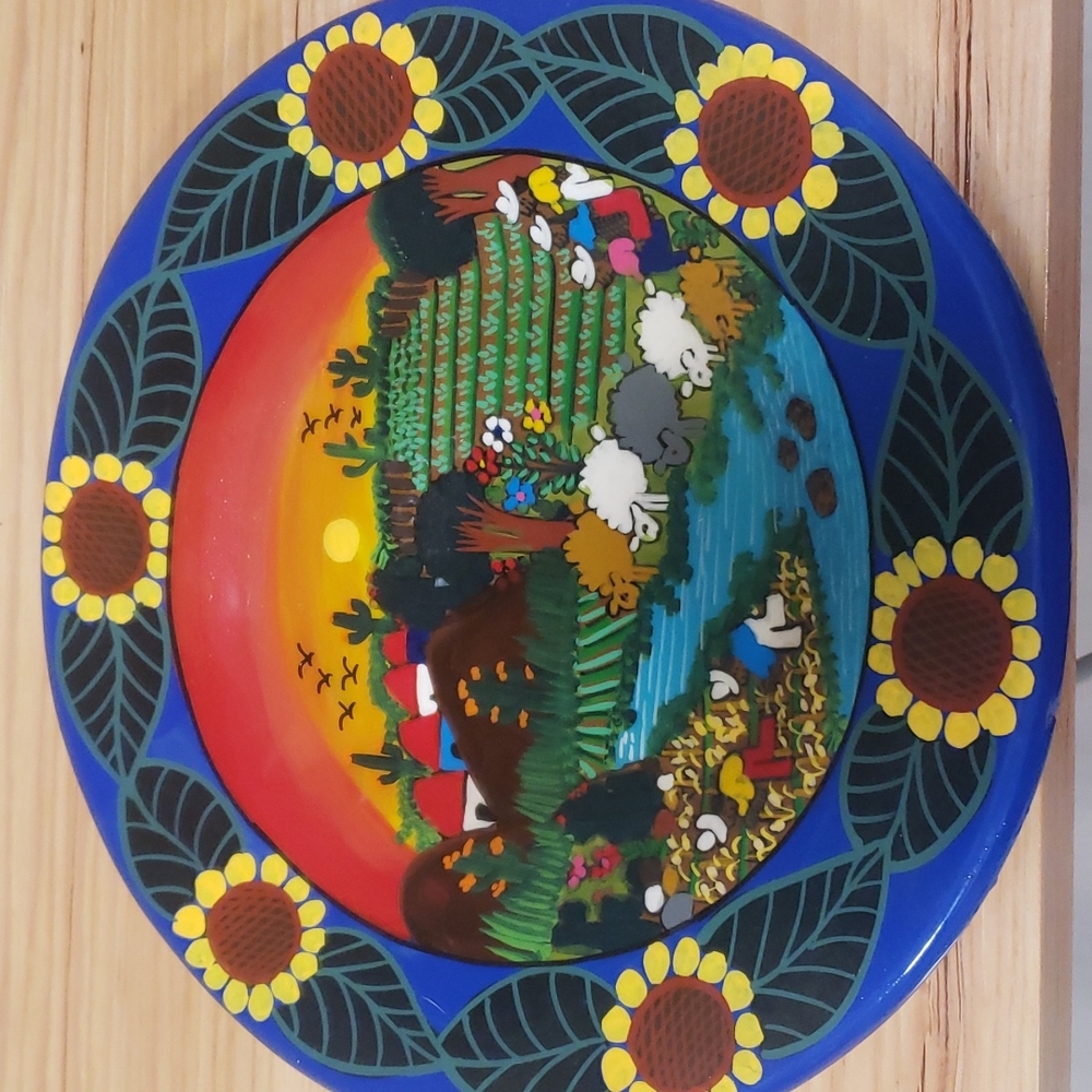 COPY - Mexican hand painted plate